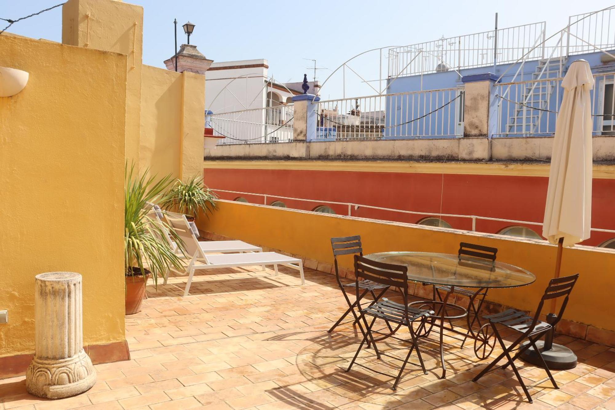 Apartament Fantastico Duplex Catedral, Terraza Privada Sewilla Zewnętrze zdjęcie