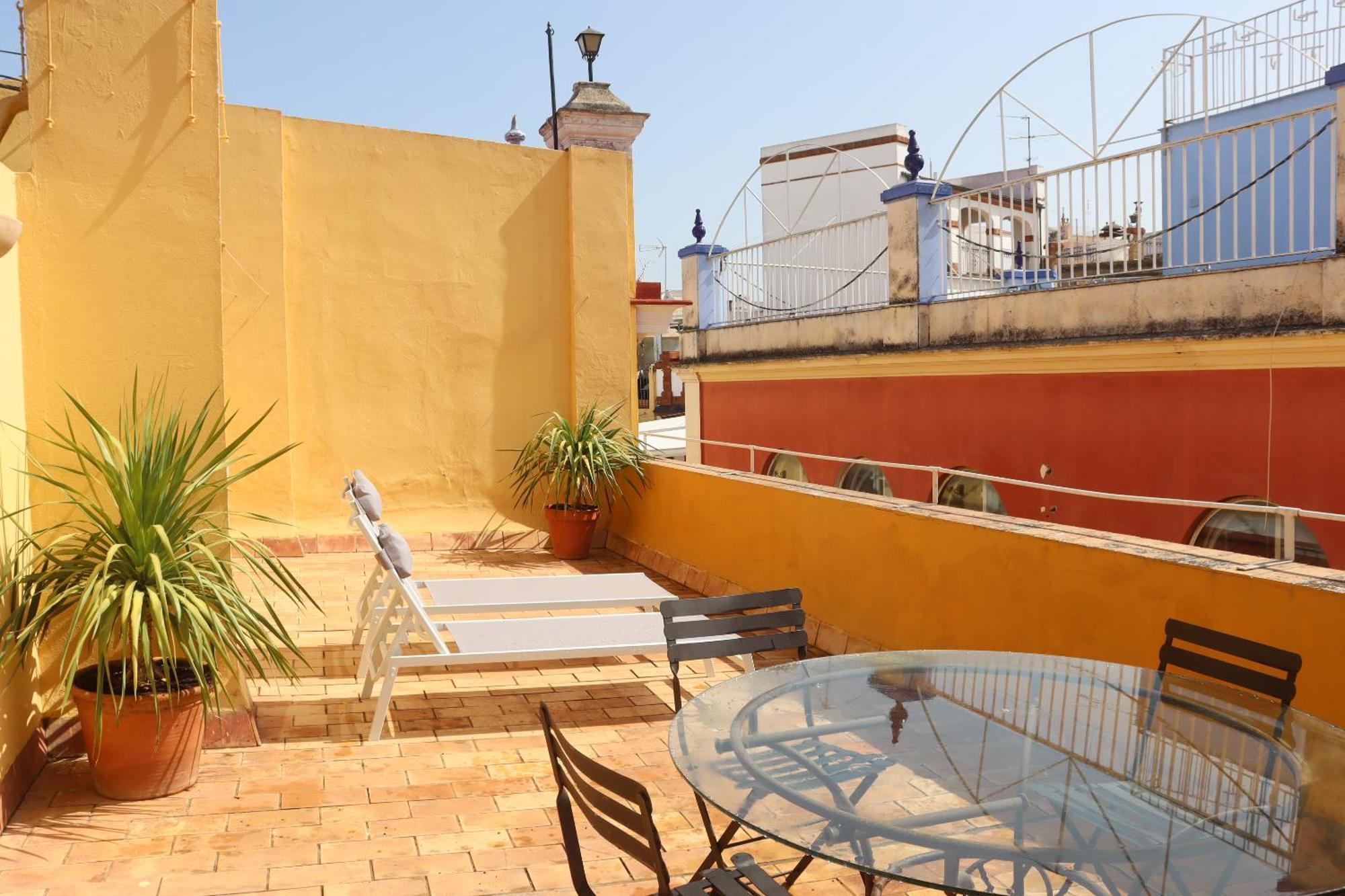 Apartament Fantastico Duplex Catedral, Terraza Privada Sewilla Zewnętrze zdjęcie